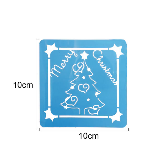 Stencil desenho - Árvore de natal 10cm. 1228 - 20809 